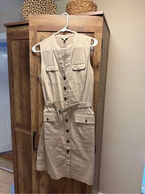 Banana Republic Sleeveless Utility Dress